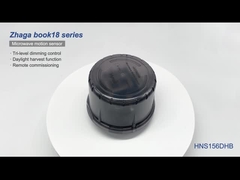 HNS156DHB Zhaga book18 capteur de mouvement à micro-ondes de récolte d'obscurcissement et de lumière du jour de 0-10v