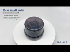 HNS156HB Zhaga book18 capteur de mouvement à micro-ondes de surveillance d'obscurcissement et de lumière du jour de 0-10v